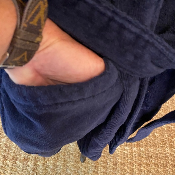 Polo Ralph Lauren Blue Heavy Robe OS - Picture 6 of 8